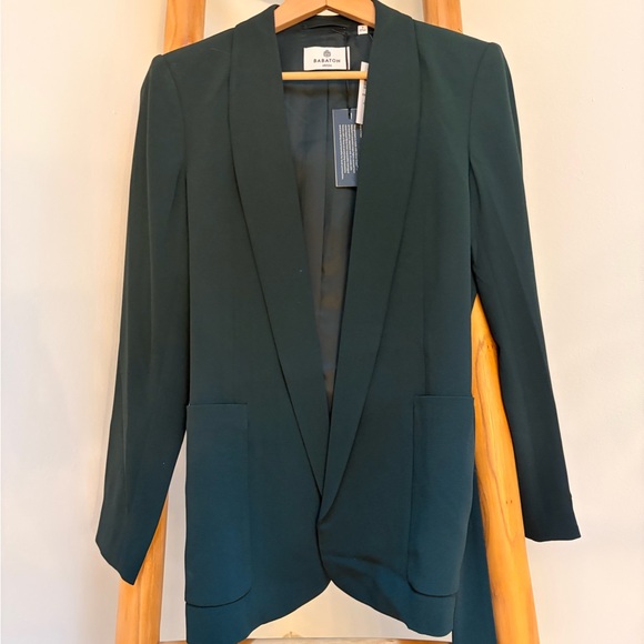 Babaton Jackets & Blazers - Babaton Forest Green Shawl Collar Blazer